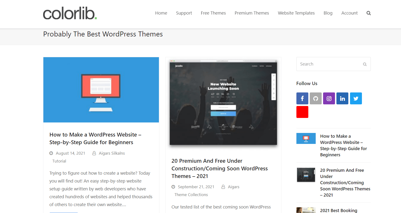 colorlib best wordpress blogs